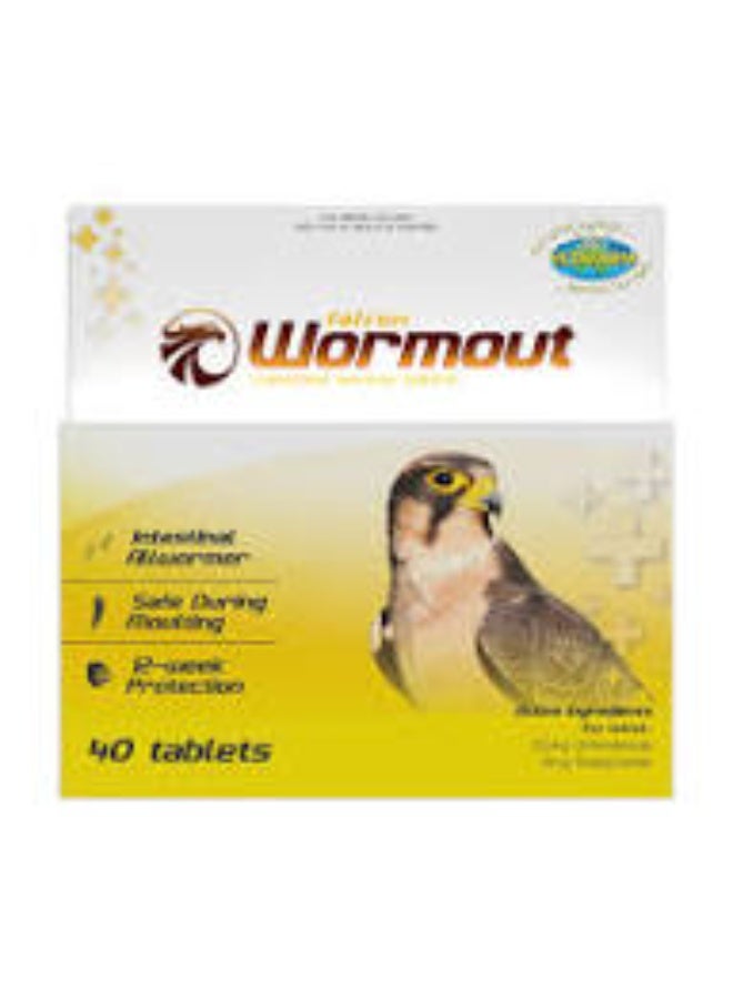 Vetafarm Falcon Wormout Dewormer Tablets,  Intestinal Parasite Control for Falcons 50 Tablets - Image 2